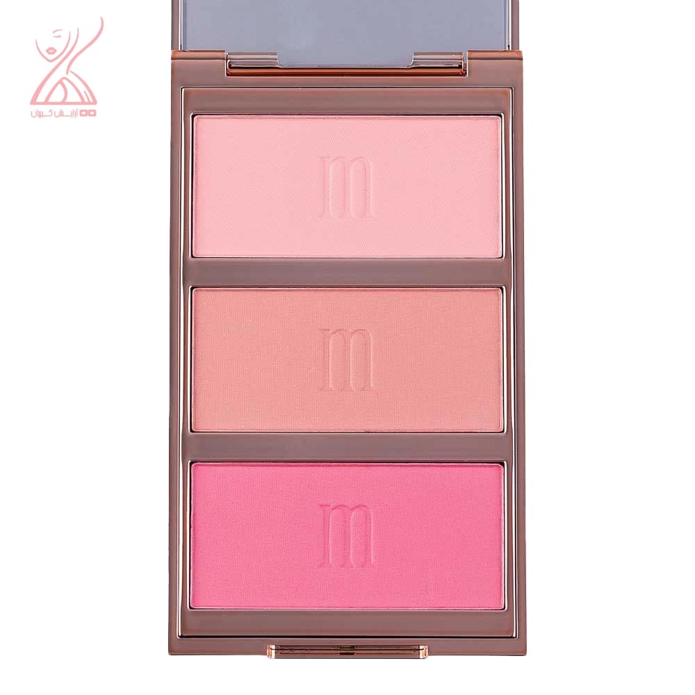 پالت رژگونه 3 رنگ شماره 420 میچانو Michano Blush Palette — تصویر ۲