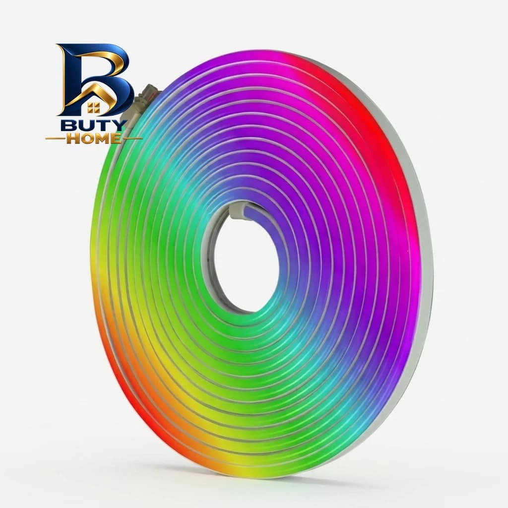ریسه نئون فلکسی ۱۲ ولت مدل RGB کد RGB۱۲v طول ۵ متر اصل