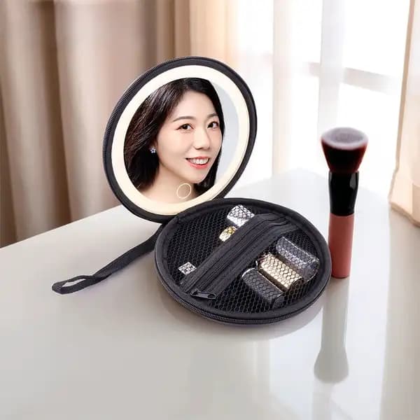 کیف لوازم آرایشی قابل حمل گرین لاین مدل Mini Makeup Pouch GNMNMKPCHBK — تصویر ۳