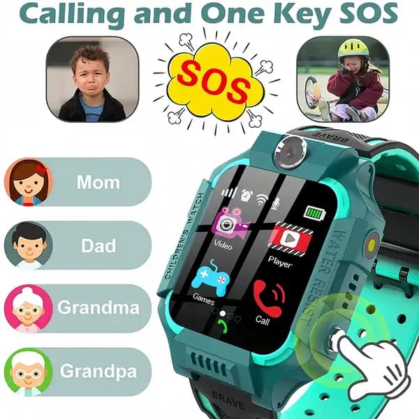 ساعت هوشمند کودکان بدون ریجیستری گرین لاین Green Lion 2G Kids Smart Watch Series 5 — تصویر ۵