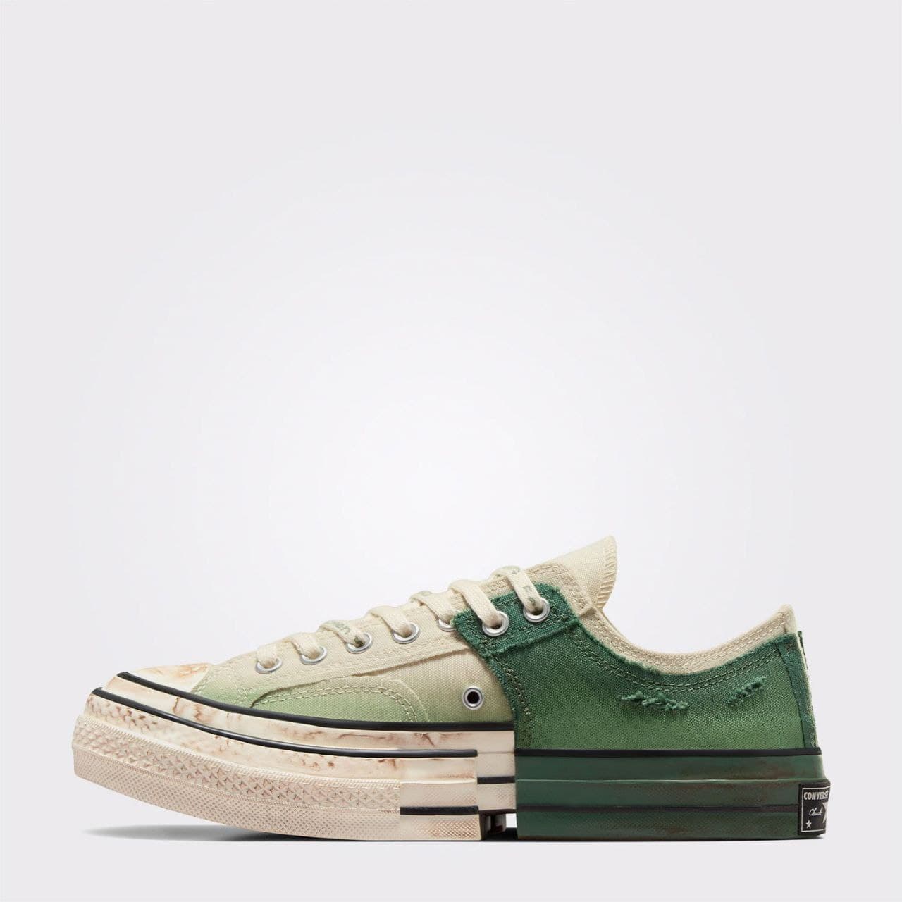 کانورس آل استار بدون ساق ایکس فنگ چن ونگ سبز Converse 1970 X Feng Chen Weng green — تصویر ۲