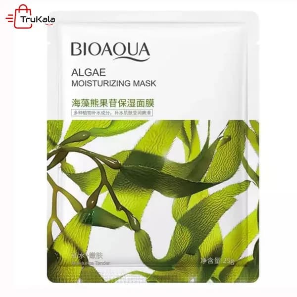ماسک ورقه ای جلبک سبز بیواکوا BIOAQUA