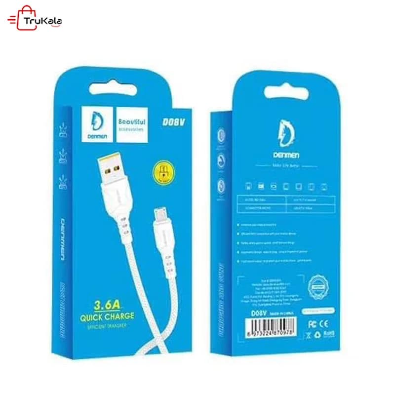 کابل شارژر میکرو دنمن مدل D08V — تصویر ۳