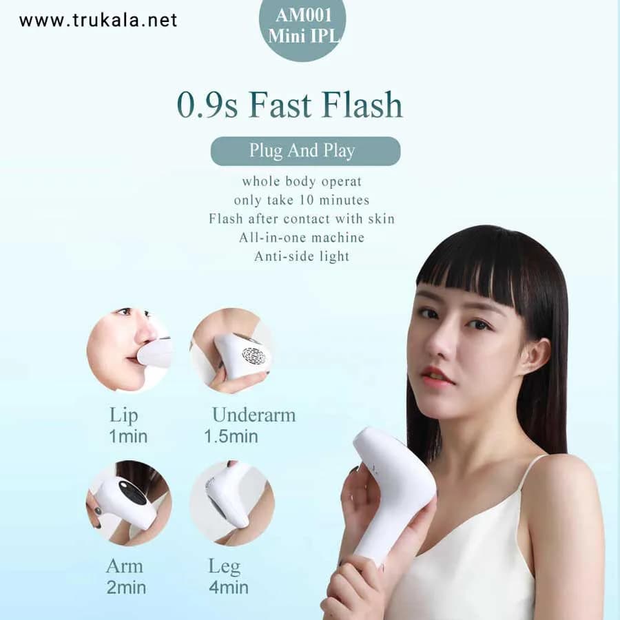 لیزر موهای زائد دائمی و حرفه ای 900 هزار شات ( پالس ) IPL — تصویر ۳