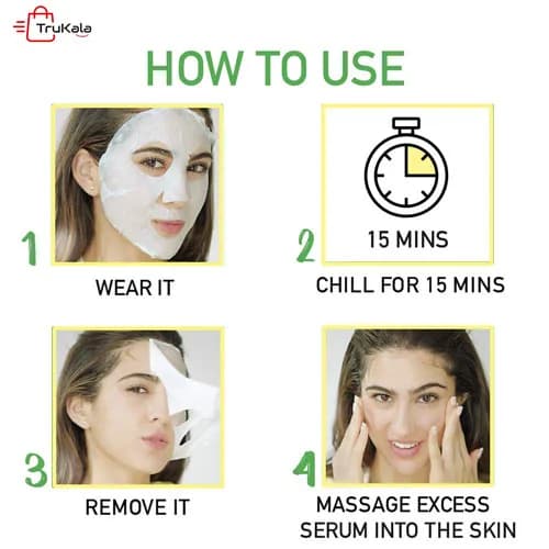 ماسک ورقه ای ترکیبی لیمو و هیالورونیک اسید گارنیر — تصویر ۵