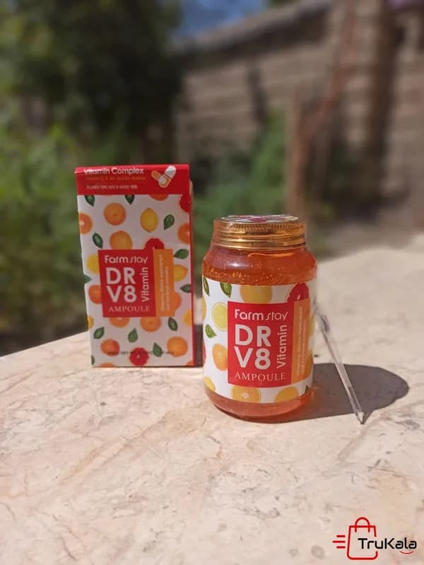 ژل کمپلکس ویتامین فارم استی Farmstay dr V8 — تصویر ۲
