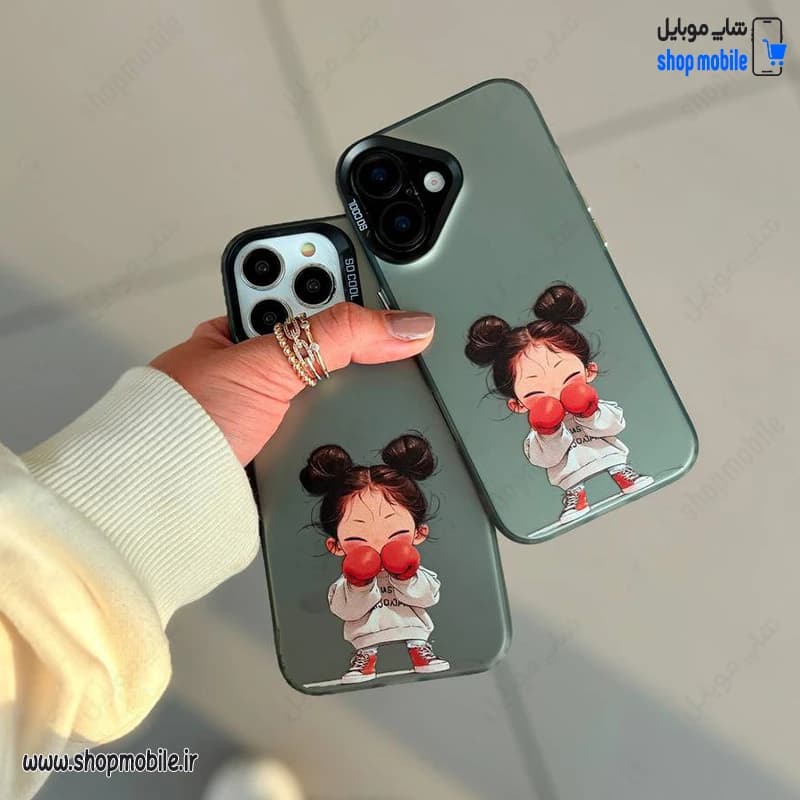 قاب گوشی آیفون 13 / آیفون 14 (کاور سوکول فانتزی طرح دختر بوکسور) — تصویر ۴