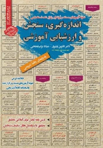 کتاب استخدامی اندازه گیری، سنجش و ارزشیابی آموزشی انتشارات سامان سنجش