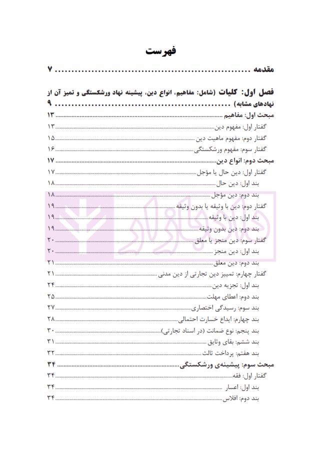 تاثیر ماهیت دین در وقوع ورشکستگی | دکتر قلیچ خان و دکتر جمشیدی — تصویر ۳