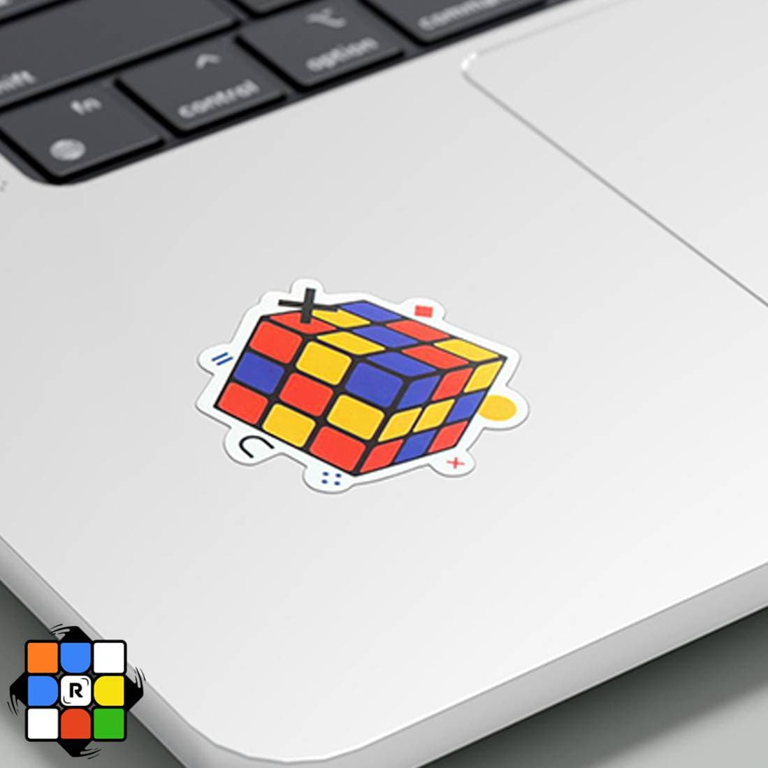 پک استیکر روبیکی 10 تایی مدل ویتامین سی Cube Pattern Graffiti Stickers set(50pcs) — تصویر ۲