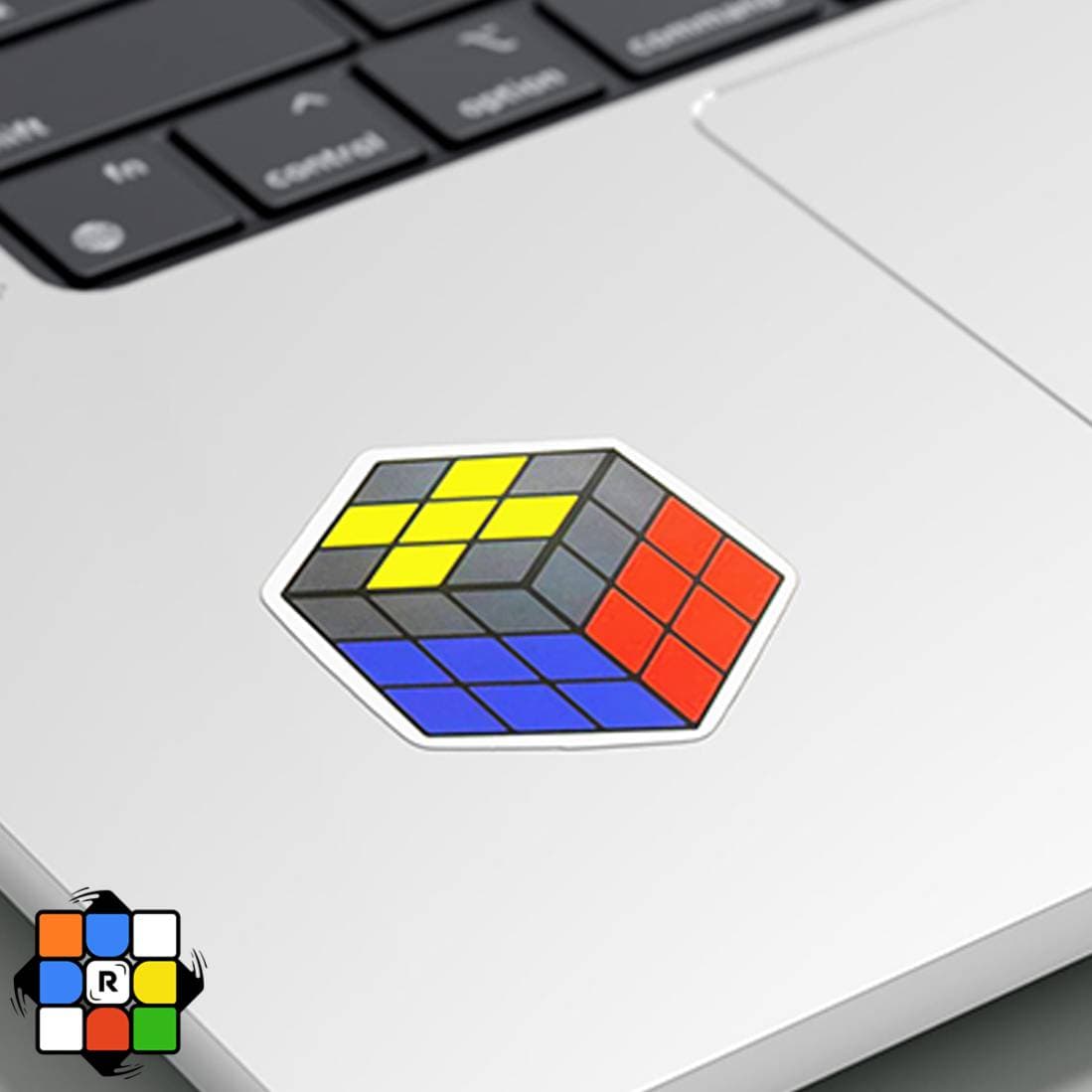 پک استیکر روبیکی 10 تایی مدل ویتامین سی Cube Pattern Graffiti Stickers set(50pcs) — تصویر ۶