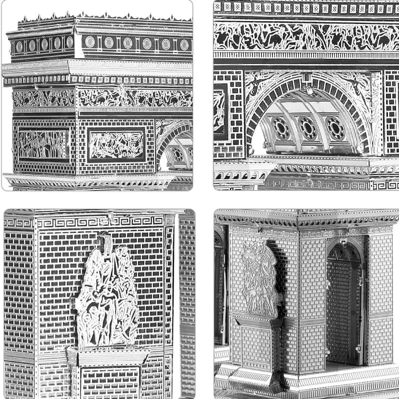 ساختنی سه بعدی طاق پیروزی پاریس — تصویر ۲