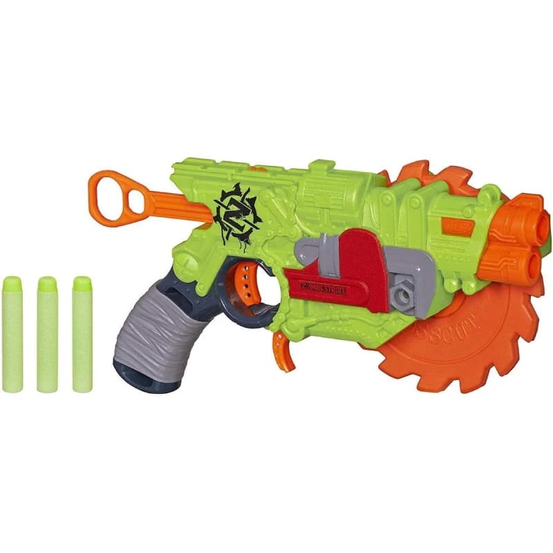 تفنگ اسباب بازی نرف مدل zombie strike crosscut کد B3211HAS