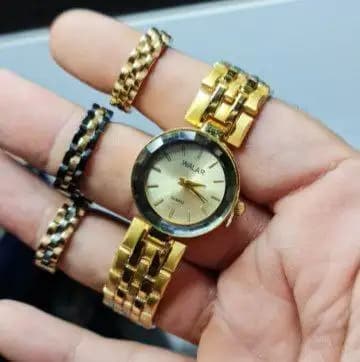 ست ساعت و حلقه طرح rado (طلایی) کد 4055