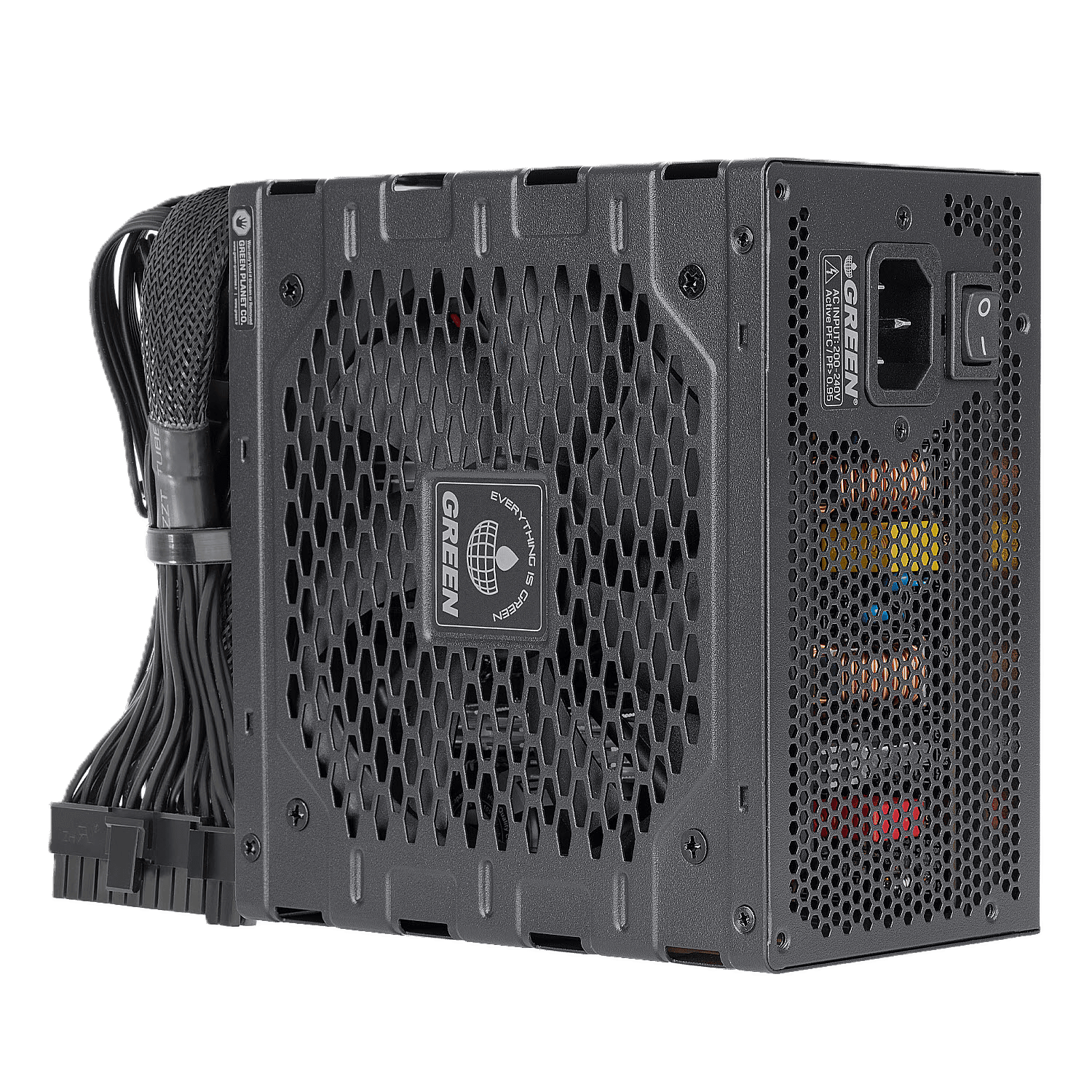 پاور غیر ماژولار گرین مدل GP700A-GED V3.1 700W — تصویر ۵