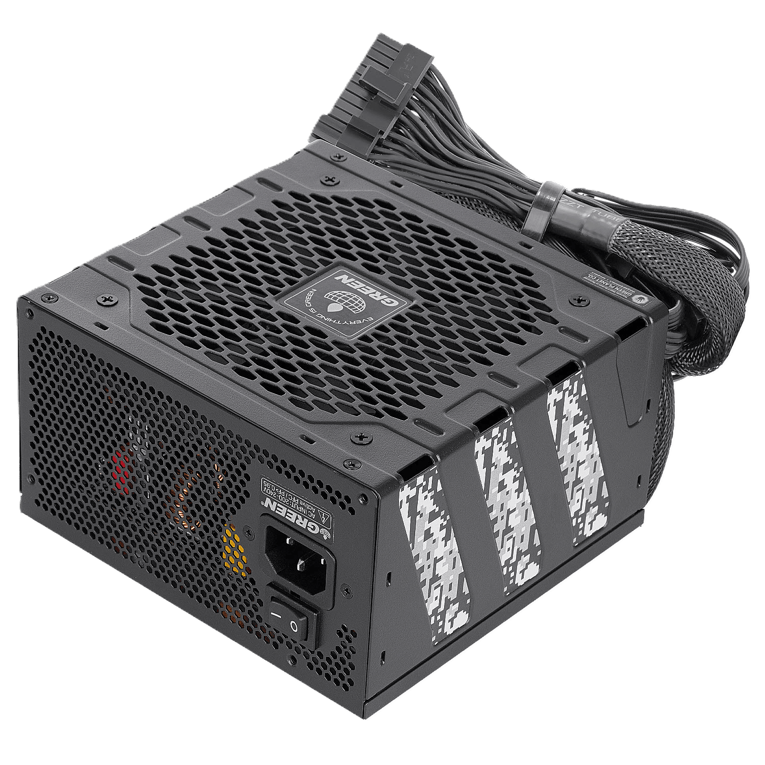 پاور غیر ماژولار گرین مدل GP700A-GED V3.1 700W — تصویر ۲