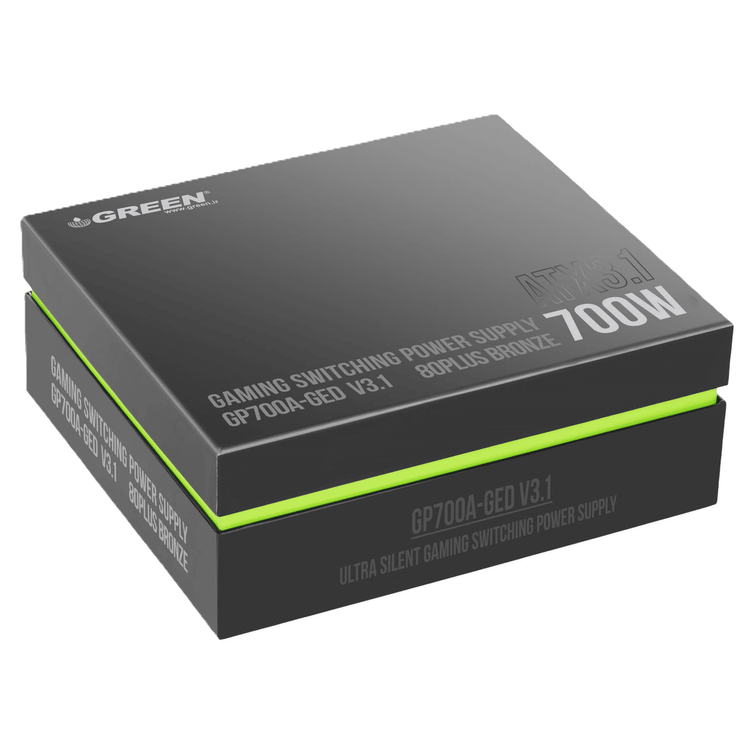 پاور غیر ماژولار گرین مدل GP700A-GED V3.1 700W — تصویر ۸
