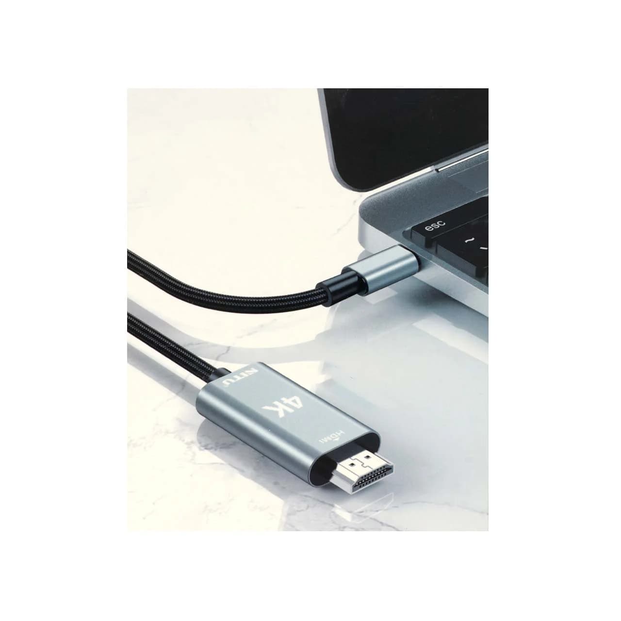 کابل 2 متری Nitu Type-C To HDMI مدل NH105 — تصویر ۲
