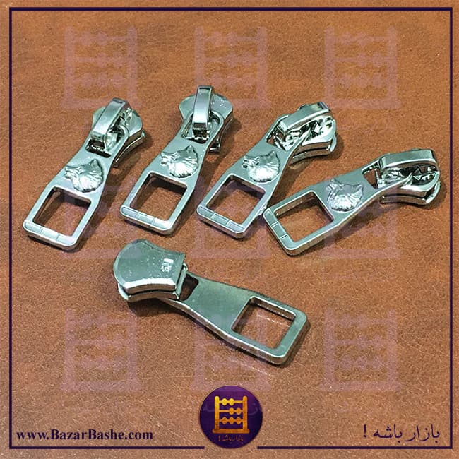 سرزیپ وارداتی نمره 5 مناسب زیپ فلزی طرح گرگ — تصویر ۴