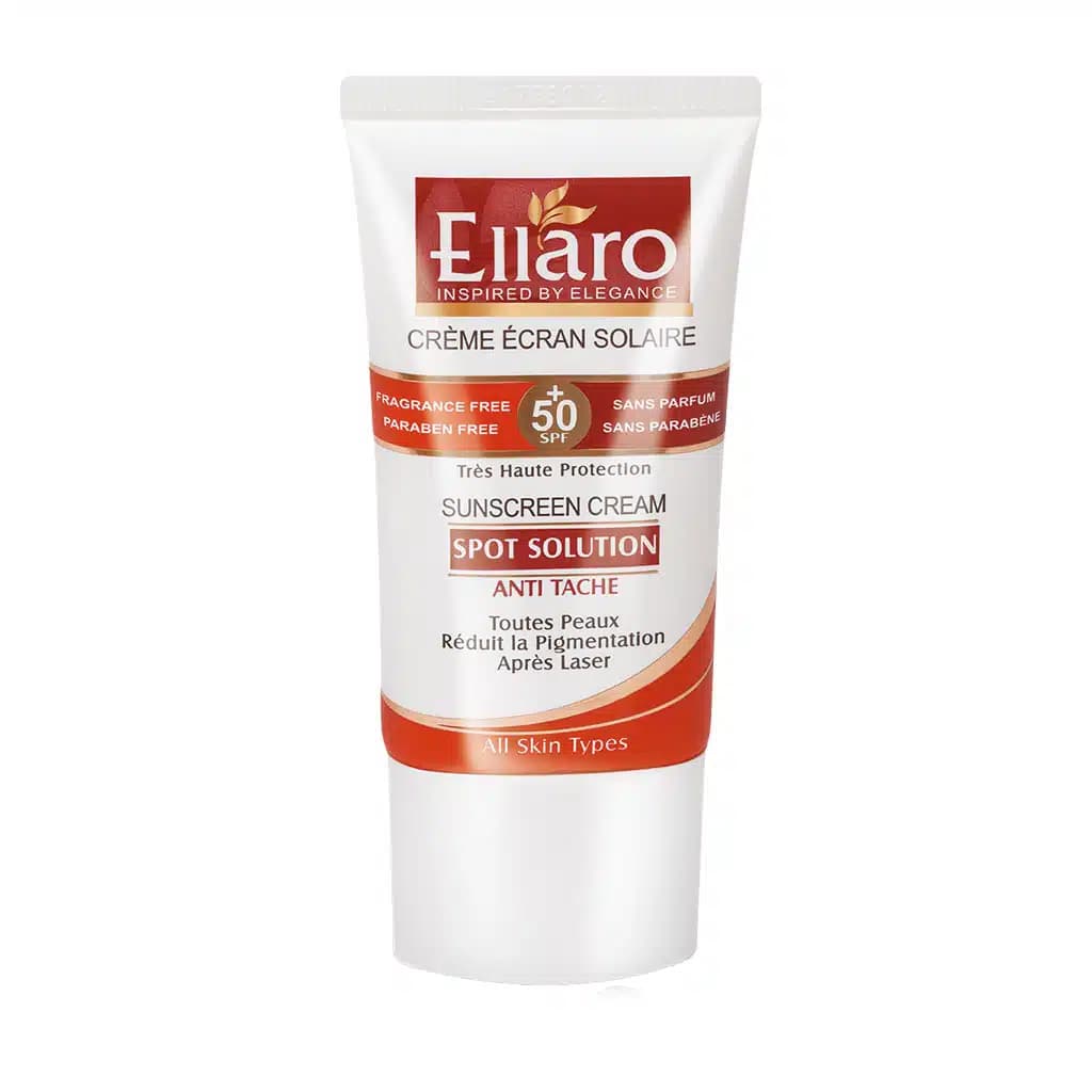 الارو کرم ضد آفتاب اسپات سولوشن SPF50 مناسب پوست دارای لک بدون رنگ ۴۰ میلی لیتر — تصویر ۲