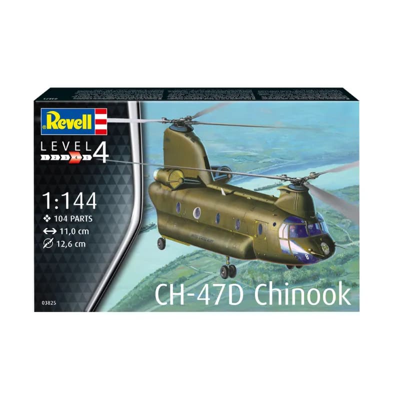 ماکت ریول مدل CH-47D Chinook کد 63825Rev — تصویر ۴
