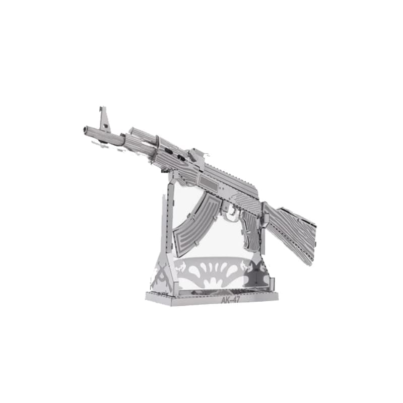 ساختنی فلزی سه بعدی مسلسل Ak47 کد W11107