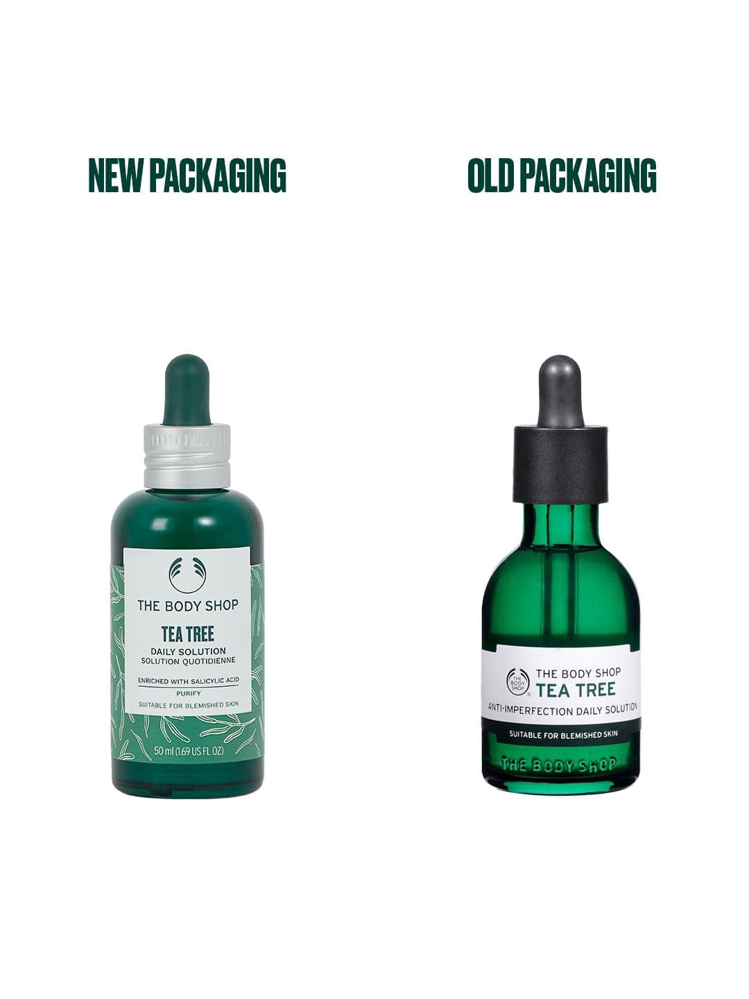سرم ضدجوش و ضدلک پوست بادی شاپ تی تری The Body Shop Tea Tree Anti-Imperfection Daily Solution مناسب پوست چرب حجم 50 میلی لیتر — تصویر ۲