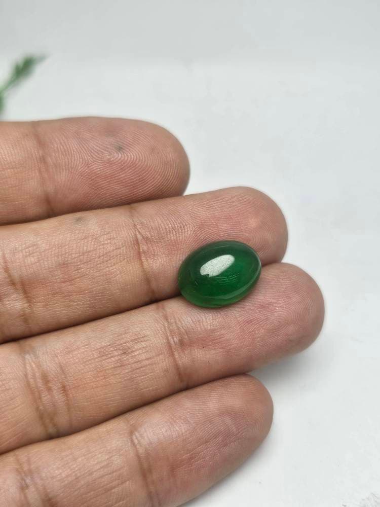 نگین جید سبز برمه اصلی — تصویر ۲