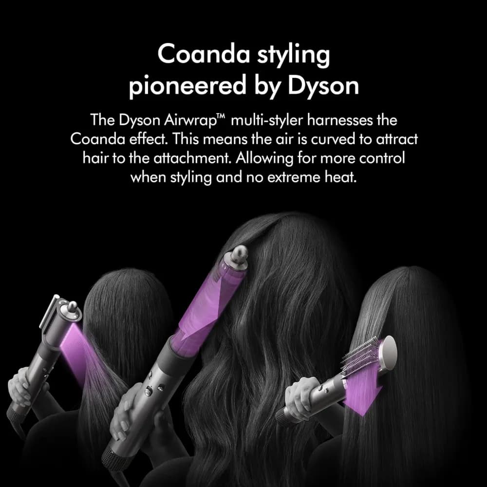 استایلر و سشوار حرفه ای دایسون مدل Dyson Airwrap HS05 multi-styler in Blue Blush — تصویر ۲