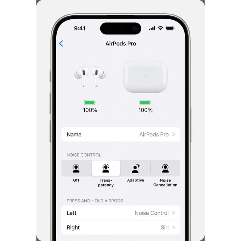 هدفون بیسیم اپل AirPods 4 با نویز کنسلینگ فعال ANC و کیس USB-C — تصویر ۳