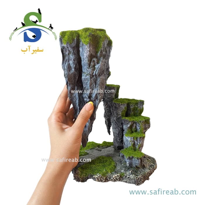 دکوری آکواریوم طرح صخره پله ای (آواتار) کد F-59 — تصویر ۲