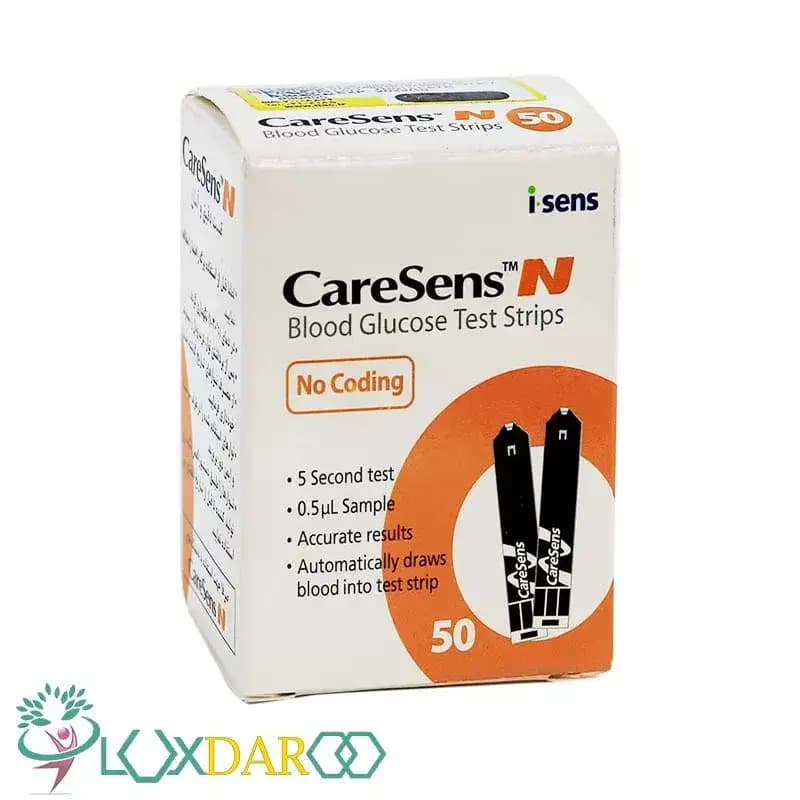 نوار تست قند خون کرسنس مدل caresens N (50 عددی)