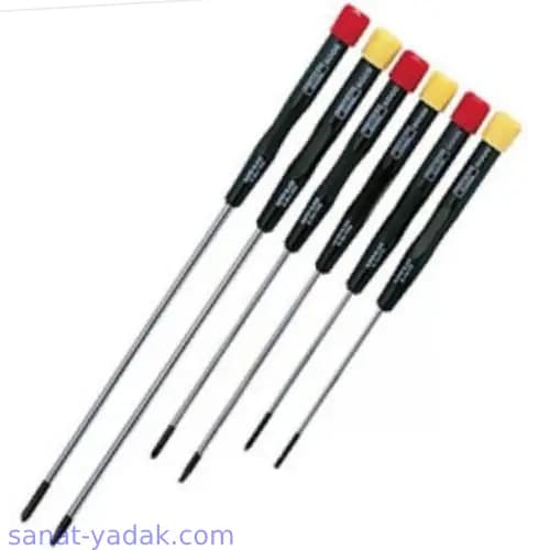 ست پیچ گوشتی ساعتی دسته بلند پروسکیت مدل 8PK-509 آلیاژ مرغوب