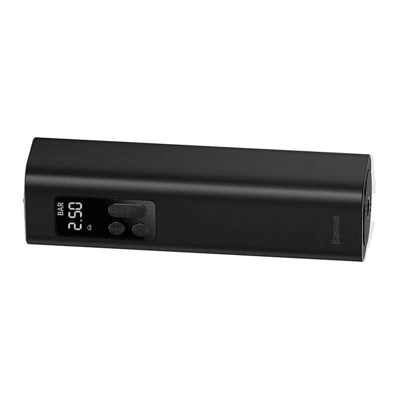 پمپ باد و چراغقوه بیسوس Baseus Super Mini Inflator Pump CRCQ000001 با توان ۱۲۰ وات — تصویر ۲