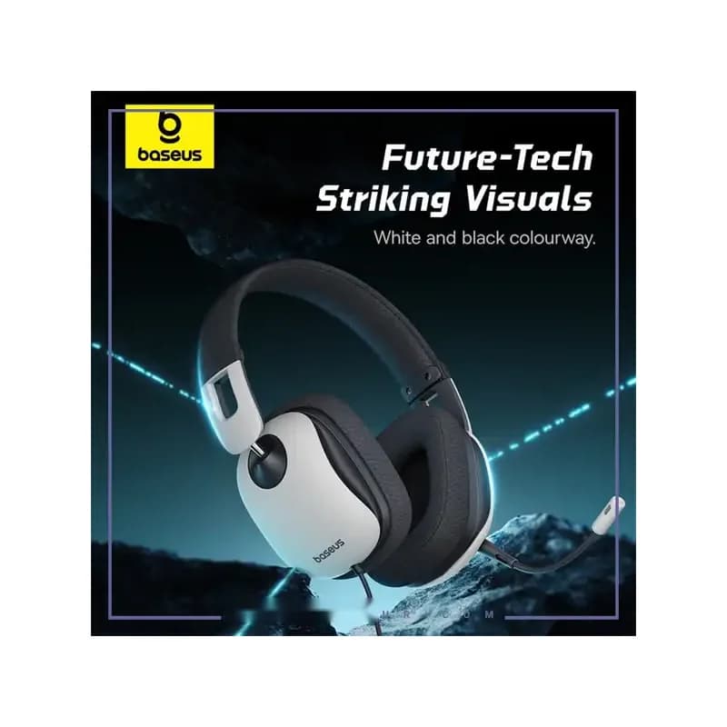هدست گیمینگ بیسوس Baseus GoPlay 1 Max A00181001211-00 با درایور 40 میلیمتری و جک 3.5 میلیمتری — تصویر ۶