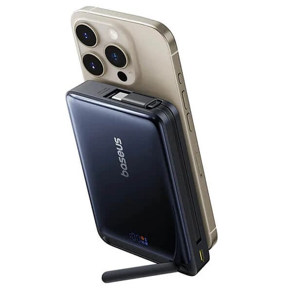 پاوربانک باسئوس مدل P10078800123-00 ظرفیت 10000 میلی آمپر ساعت — تصویر ۳