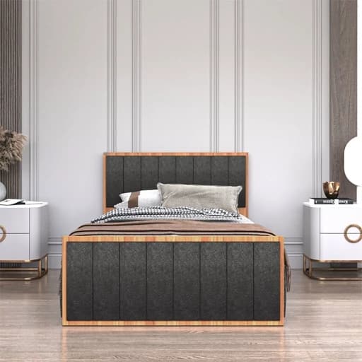 تخت خواب یک نفره مدل FH851 سایز 120×200 سانتی متر مبلمان فرنا مدل 1142786