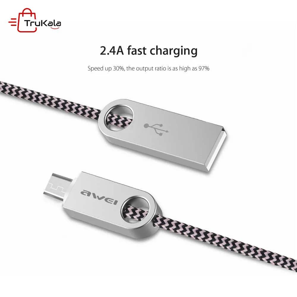 کابل شارژر Awei میکرو مدل CL-30 — تصویر ۲