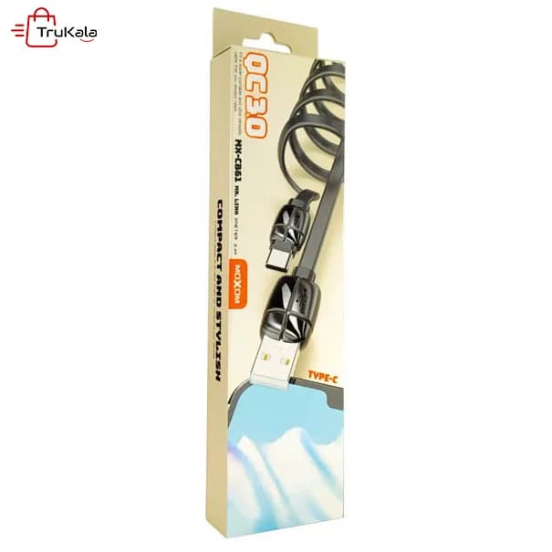 کابل شارژر موکسوم تایپ سی مدل MX-CB61 — تصویر ۳