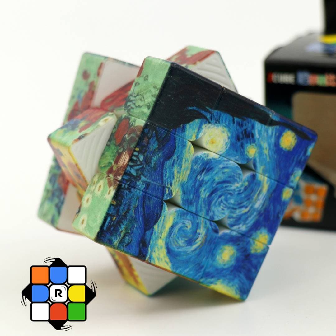 روبیک 3×3 زد کیوب طرح ونگوگ — تصویر ۳