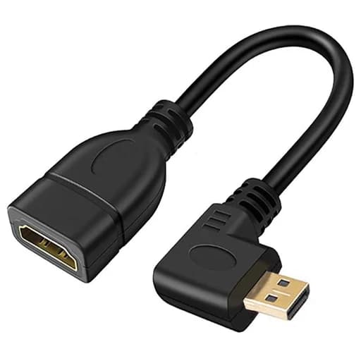 کابل تبدیل HDMI F TO MICROHDMI آراکو مدل 90 درجه