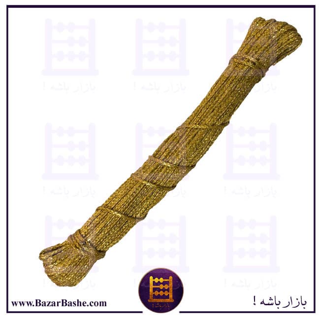 نخ موم دار طلایی طول 20 متر
