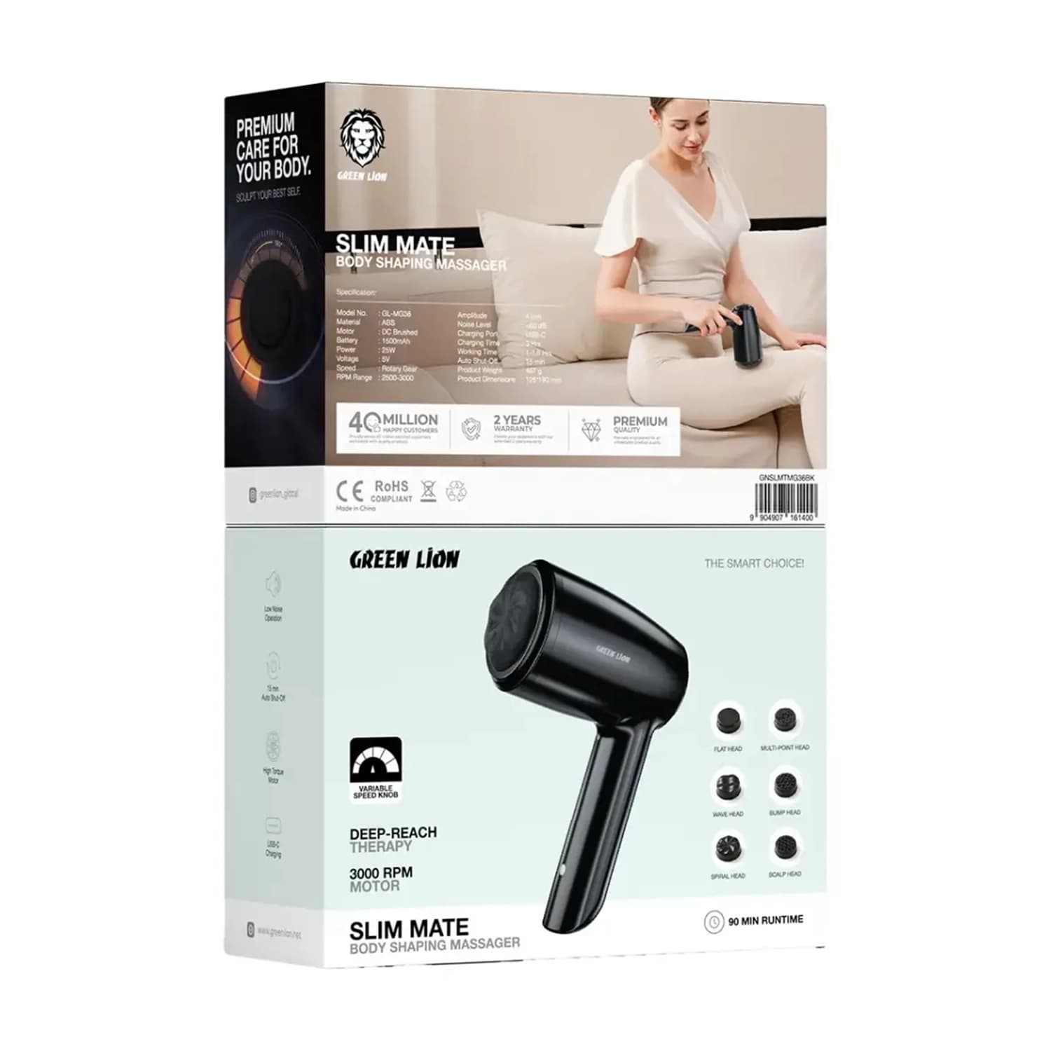 ماساژور فرم دهنده بدن Green Lion Slim Mate — تصویر ۳