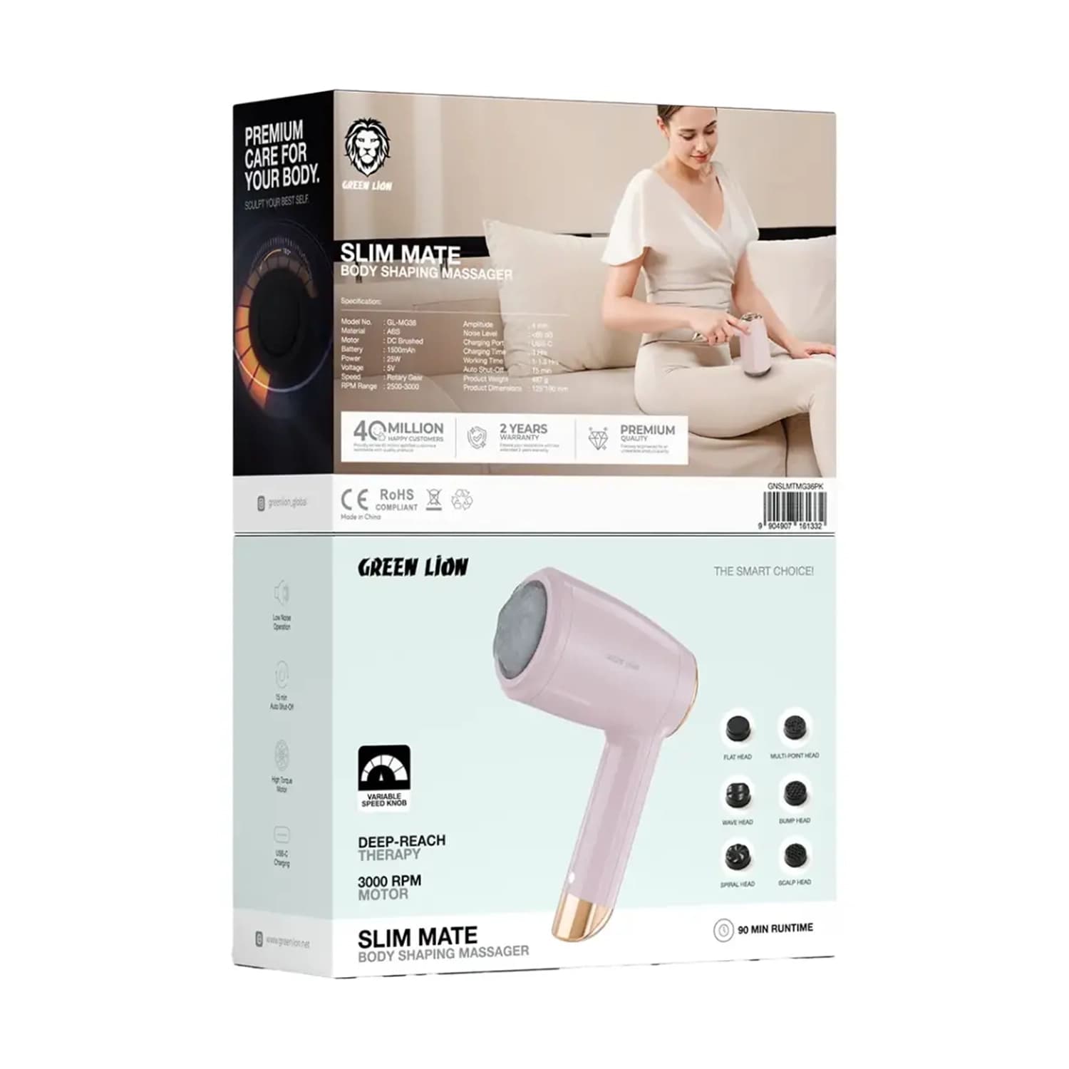 ماساژور فرم دهنده بدن Green Lion Slim Mate — تصویر ۴