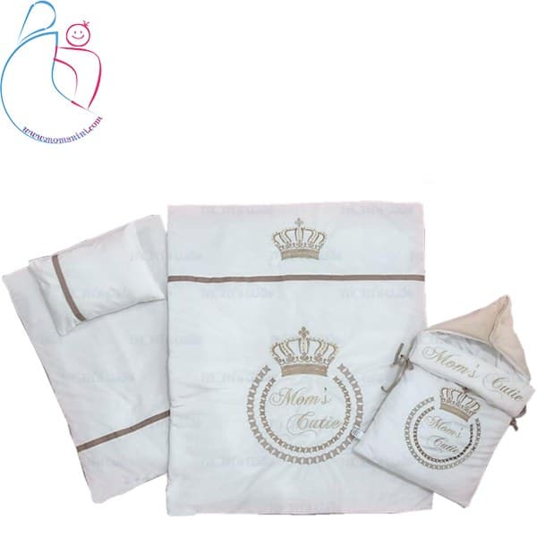 سرویس خواب 4 تکه مخمل مامزکیوتی (momscutie) مدل تاج — تصویر ۲