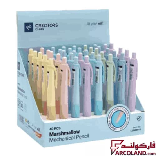 مداد نوکی 0.9 میلی متری مارشمالو کریتورز کلاس Marshmallow CCMMP20 بسته 40 عددی — تصویر ۴