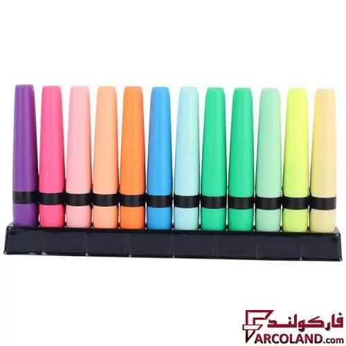 ماژیک هایلایتر کریتورز کلاس Creators Class Lumo HLV-12 بسته 12 عددی — تصویر ۶