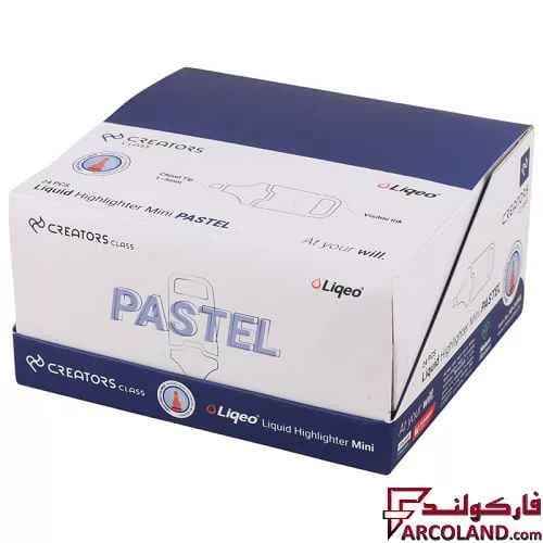 ماژیک هایلایتر مایع مینی پاستیلی کریتورز کلاس Creators Class Pastel H-3128B بسته 24 عددی — تصویر ۶