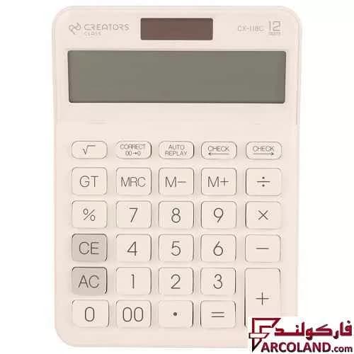 ماشین حساب مث میت کلاسیک کریتورز کلاس Creators Class CX-118C — تصویر ۵