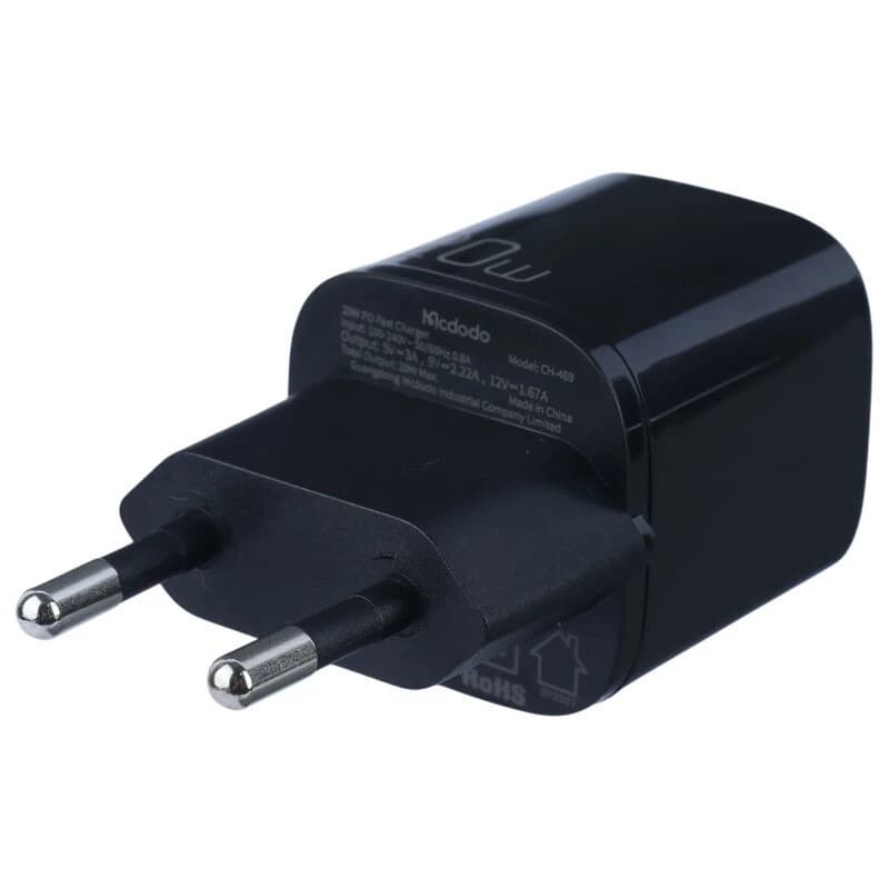 کلگی شارژ 20 وات مک دودو CH-469 PD همراه کابل آیفونی — تصویر ۵